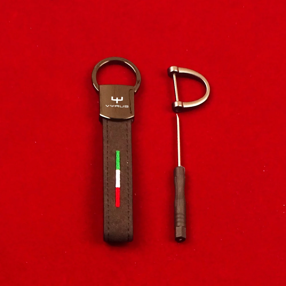 

Брелок для ключей в форме подковы с итальянским флагом из искусственной замши для мотоциклов, скутеров, кожаный брелок для ключей для Adiva Cagiva innoori Italjet Moto Morini Vyrus