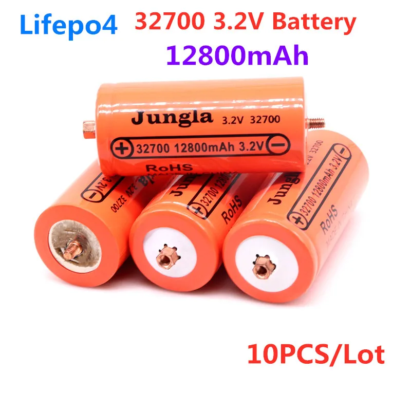 

100% Original 32700 12800mAh 3,2 V Lifepo4 Akku Professionelle Lithium-Eisen Phosphat Power Batterie Mit Schraube