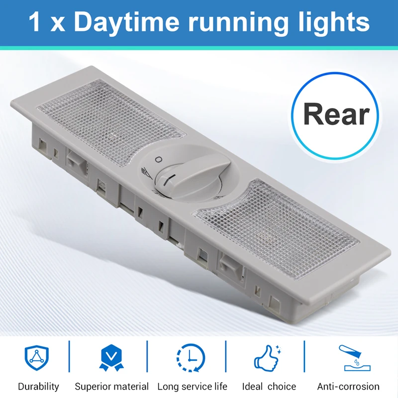 6Q 0947291 Серый купольный переключатель лампы для чтения VW Polo 9N 2002-2010 Fox EU Altea Leon Toledo