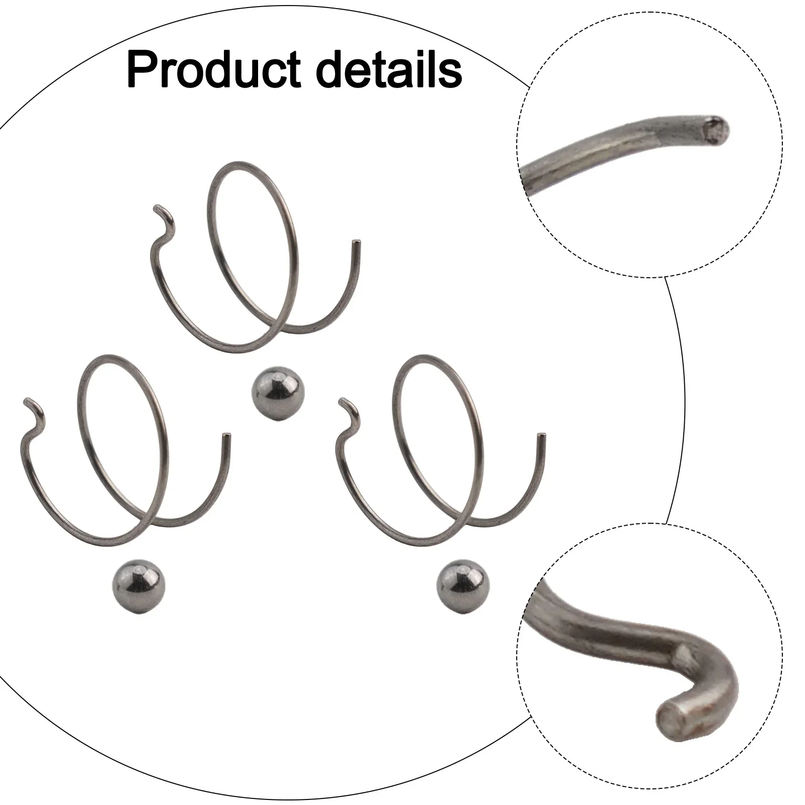 3 шт. пружина с шариком для ударного отвертки ремонтный патрон DCF885 DCF886 DCF887 DCF886D2