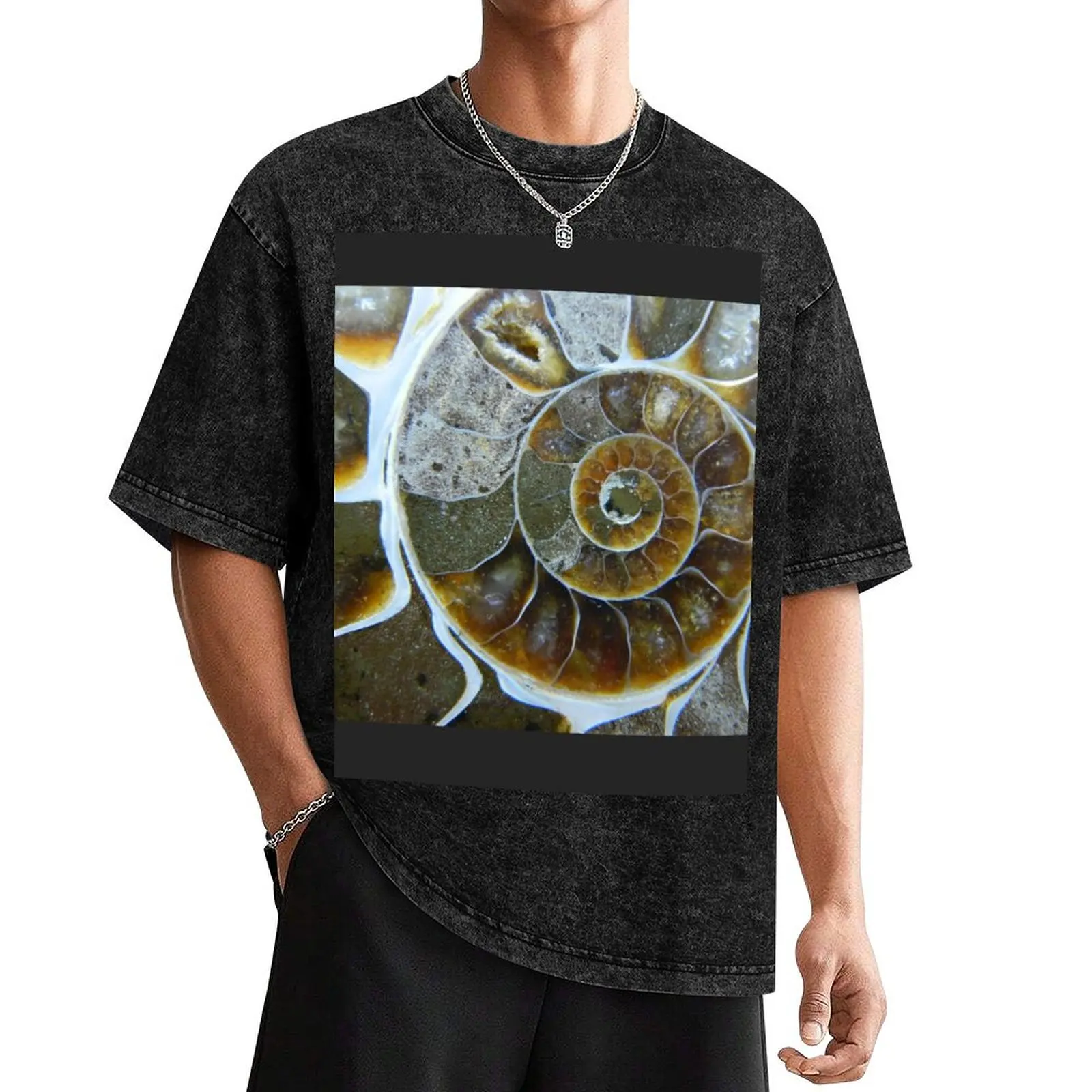 Футболка Ammonite хлопковая мужская