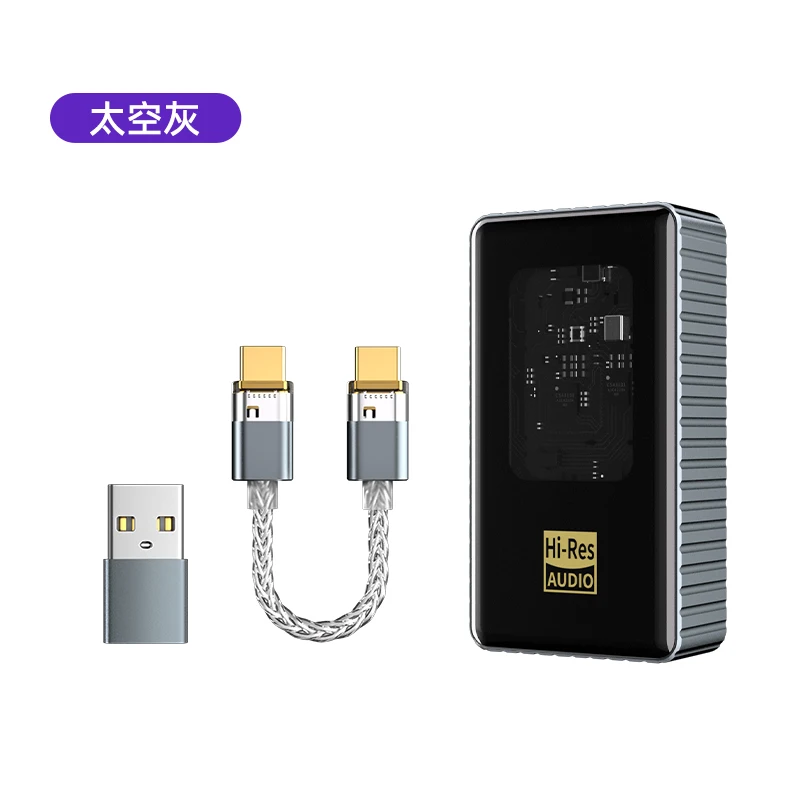 eppfun HIFI Портативный USB ЦАП/Усилитель Hi-Res 4xSS43131 ЦАП Усилитель для наушников 32 бит/768