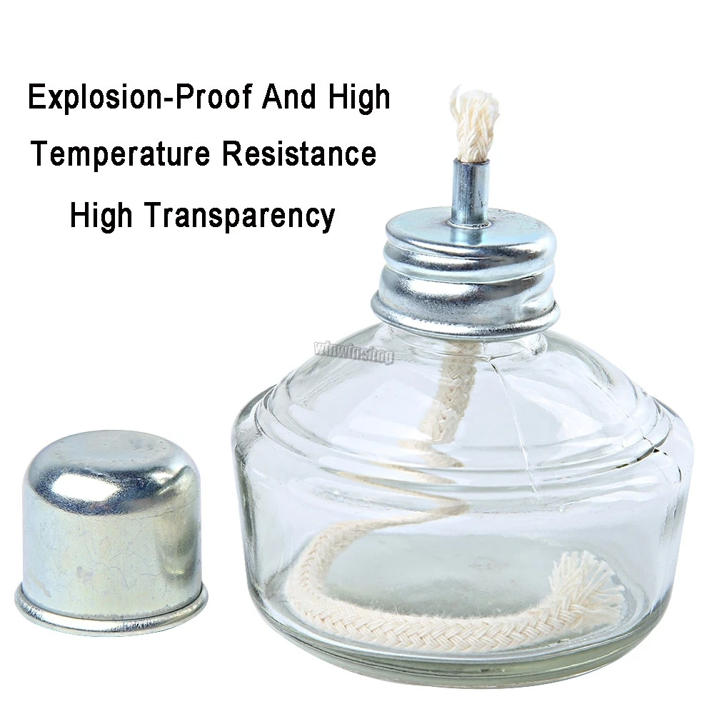 

1Pcs 100ml Dental Thickening Glass Alcohol Burner Lamp Glass Alcohol Burner Lamp Laboratory Heating Glassware