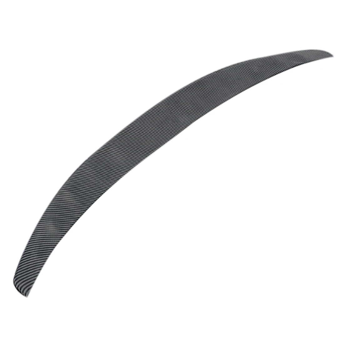 

120cm Universal Rear Wing Lip Spoiler Tail Trunk Roof Trim Sticker Decor Carbon Fiber Texture fit for Car Hatch Gate Bonnet TPU