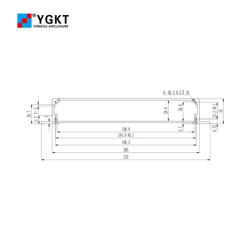 Промышленное оборудование алюминиевый ящик многофункциональный металлический