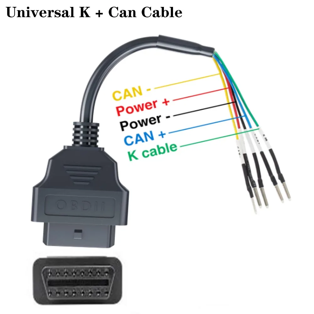 Универсальный разъем OBD2 для мотоцикла K + CAN кабель YAMAHA 3pin HONDA 4Pin KTM 6pin DUCATI |