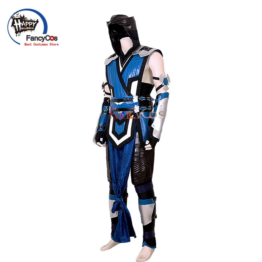 Костюм для косплея Mortal Kombat 11 Sub Zero MK полный человек-Скорпион Ханзо хасаси костюм