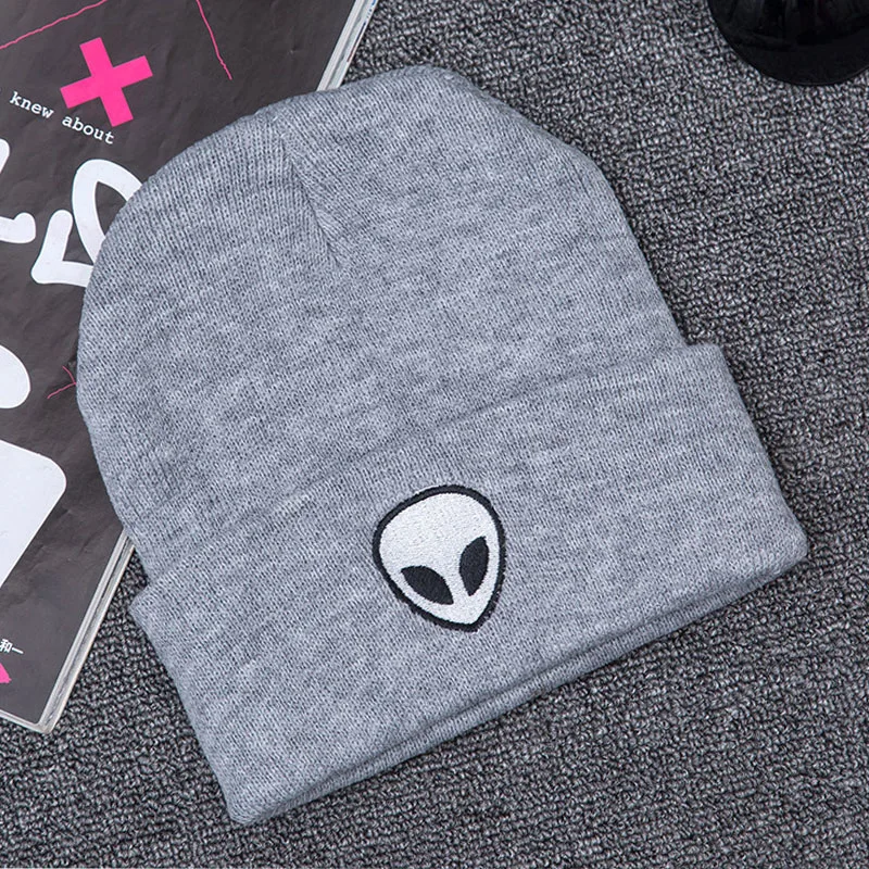 1 шт. Зимняя Теплая Вязаная Шапка-бини с вышивкой лыжная шапка унисекс для улицы
