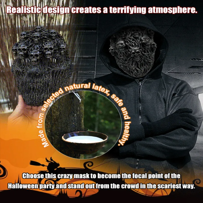 Изысканные материалы Маска призрака Череп тонкое ощущение рук Прецизионное