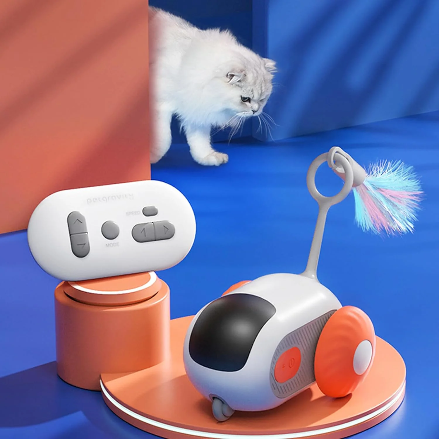 Turbo Tail .0 игрушка Teazys интеллектуальная интерактивная для кошек с дистанционным