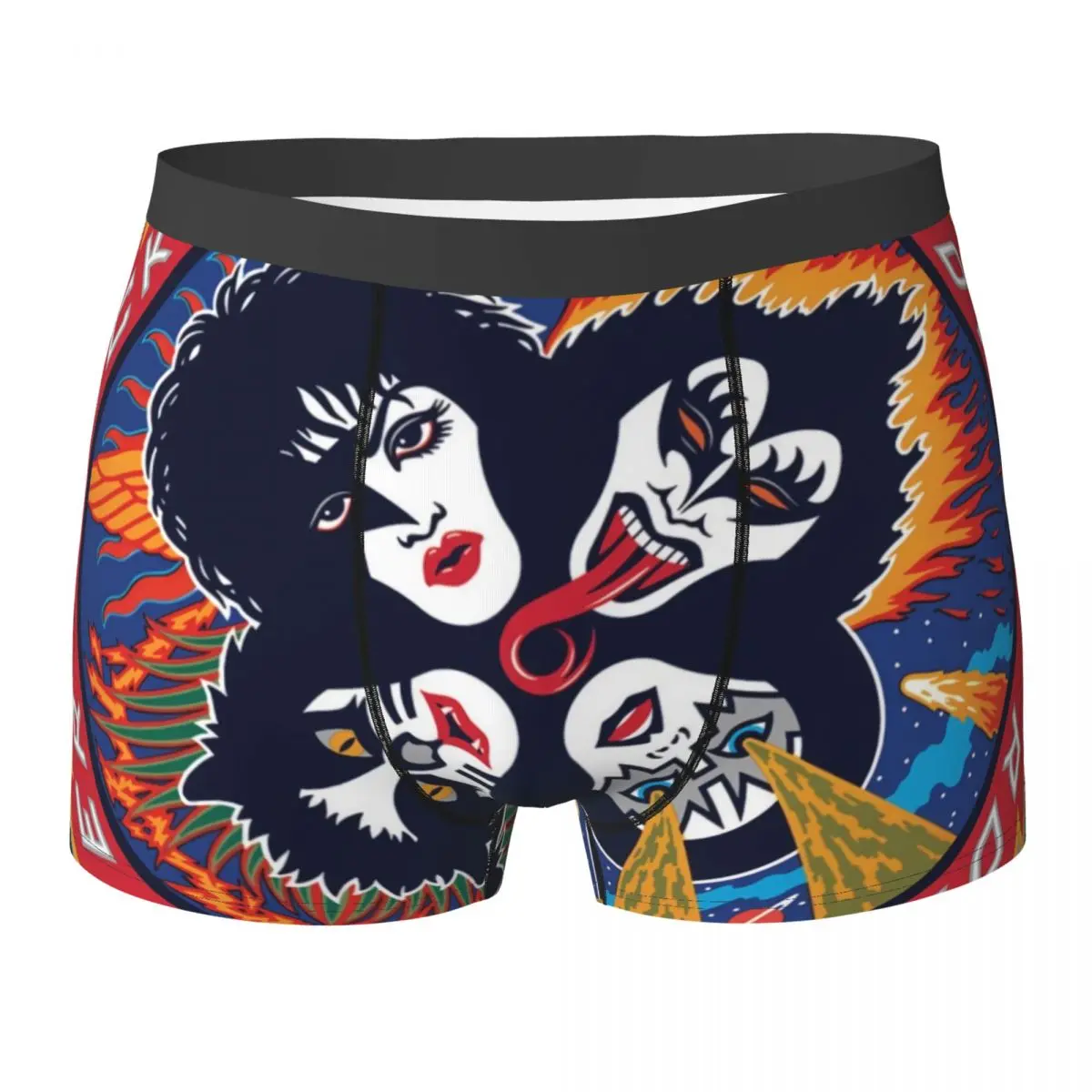 

Kiss Band Underwear Kiss Band Fans Man Panties Design Breathable Trunk High Quality Shorts Briefs Big Size
