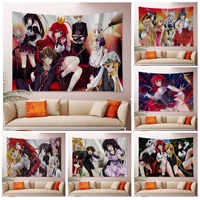 high school dxd wall tapestry japanese wall tapestry anime home decor