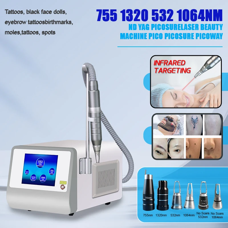 

ADG Best Selling Picosecond Laser Beauty Machine Freckle Removal Face Pigmentation Treatment Tattoo Eyebrow Q Switched Machine