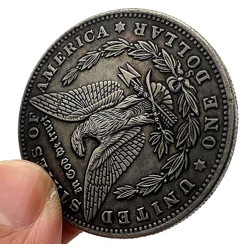 

893 Wandering Coin Brass Old Silver Commemorative Coin Collection Coin Embossed Copper Silver Coin Medal