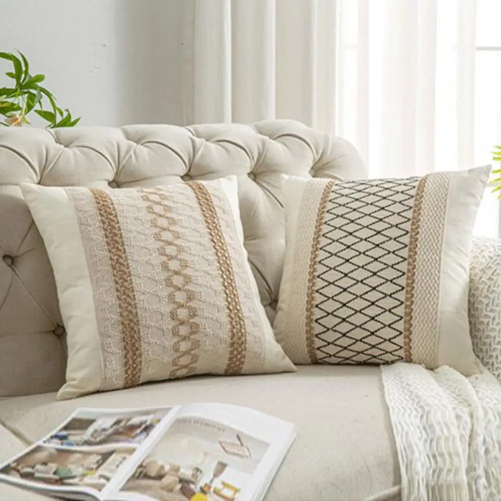 2 шт. наволочка в богемном стиле одинаковые по цвету квадратной формы украшение