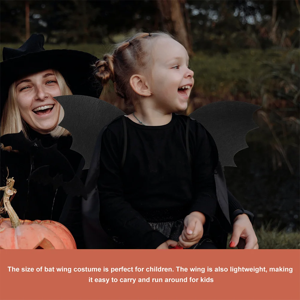 Костюм с крыльями летучей мыши для взрослых вечеринка на Хэллоуин черное