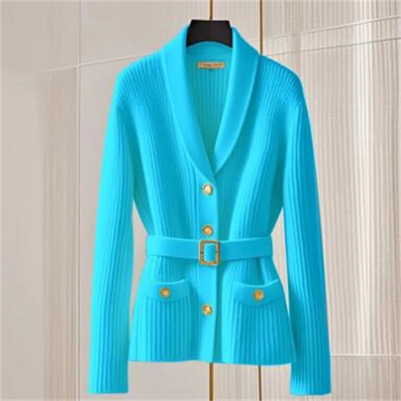 195000 су 20:00 один viento perezoso c Produigan tejido para mujer suéter chaqueta de manga larga abrigo fakado