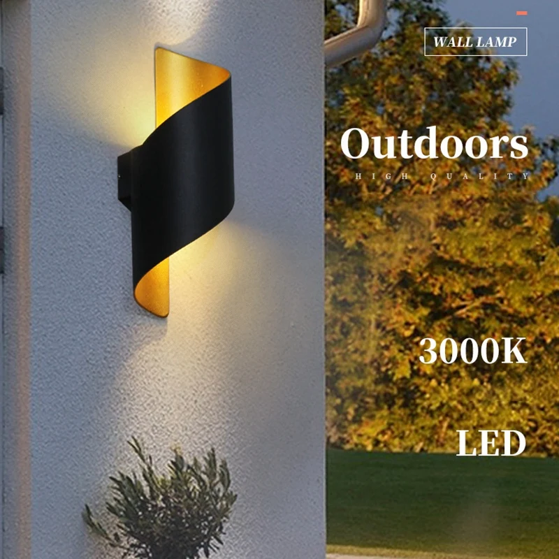 Светодиодная металлическая спиральная настенная Ночная лампа декоративный