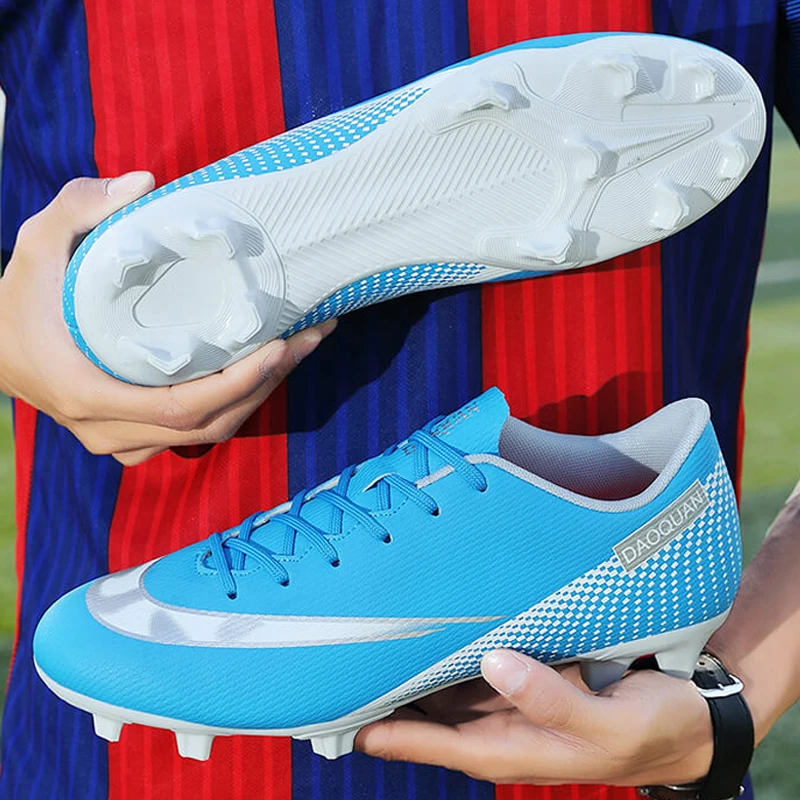 

Hot Sale Mens Soccer Cleats High Ankle Football Shoes Long Spikes Outdoor Training Boots Men Women Soccer Shoes