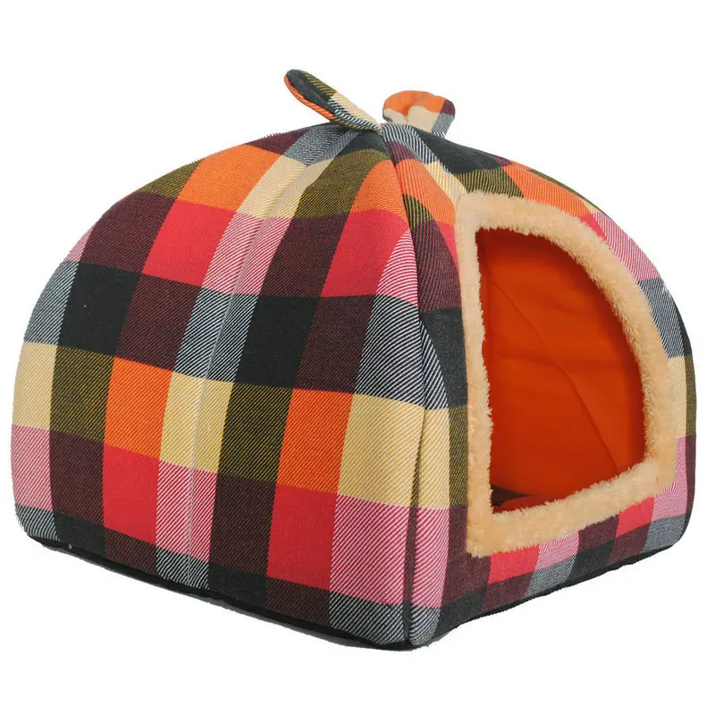 

Removab Dog Mat Dual Use Pet House Nest Cage Puppies Outdoor Kennel Indoor Plush Soft Sofa Cats Small Medium Dogs Beds Supplies