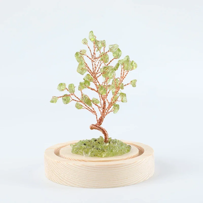 Исцеляющие натуральные чипсы кристаллы декор дерева жизни маленький