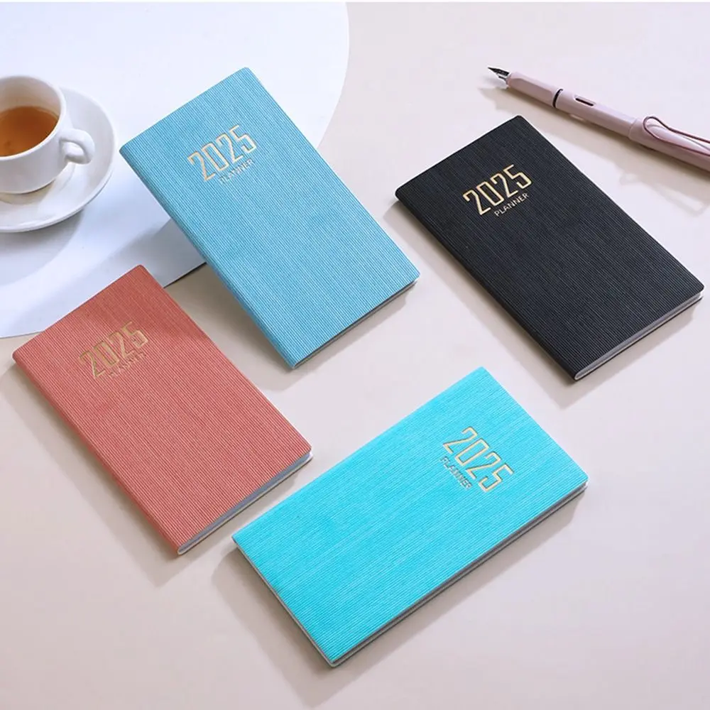 Карманный планировщик A6 2025 на английском языке 12 месяцев список дел записная