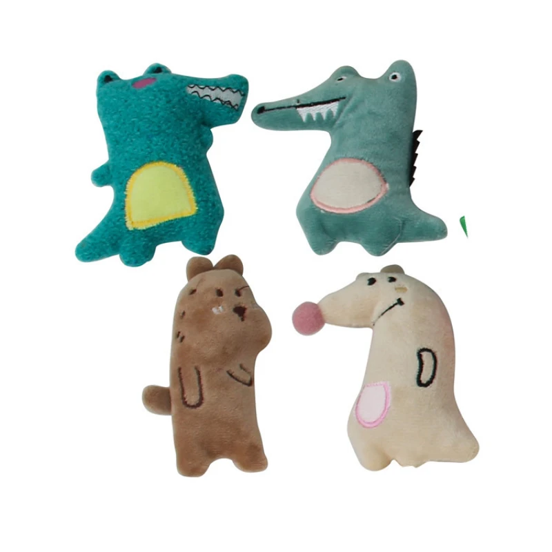 

Медведь, плюшевая игрушка, крокодил, кошка, игрушка, кенгуру, кошка, товары для динозавров, мягкая кошачья мята, анти-кусающая интерактивная ...