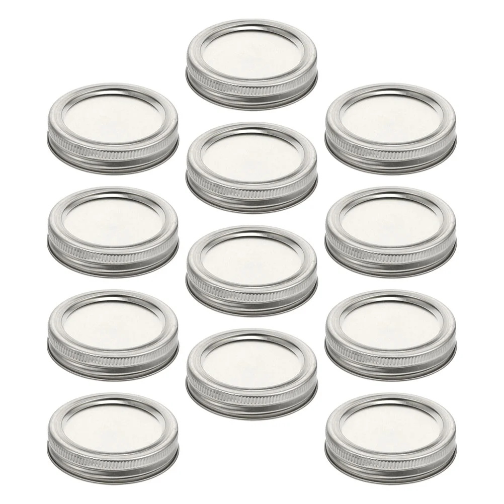 Lids Canning Jar Masonmouth Regular Wide Caps Cover Covers Lid Replacement Glass Tinplate Ringsflats Reusable Kerr Yogurt Coffee images - 6