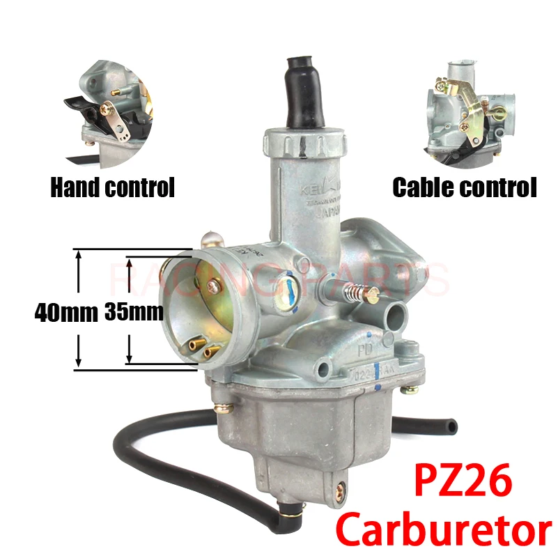 

Карбюратор PZ26 26 мм для Honda CB125 XL125S TRX250 TRX 250EX XR100 XR200 CG CB 125 150 cc ATV Quad Dirt Bike мотоцикл