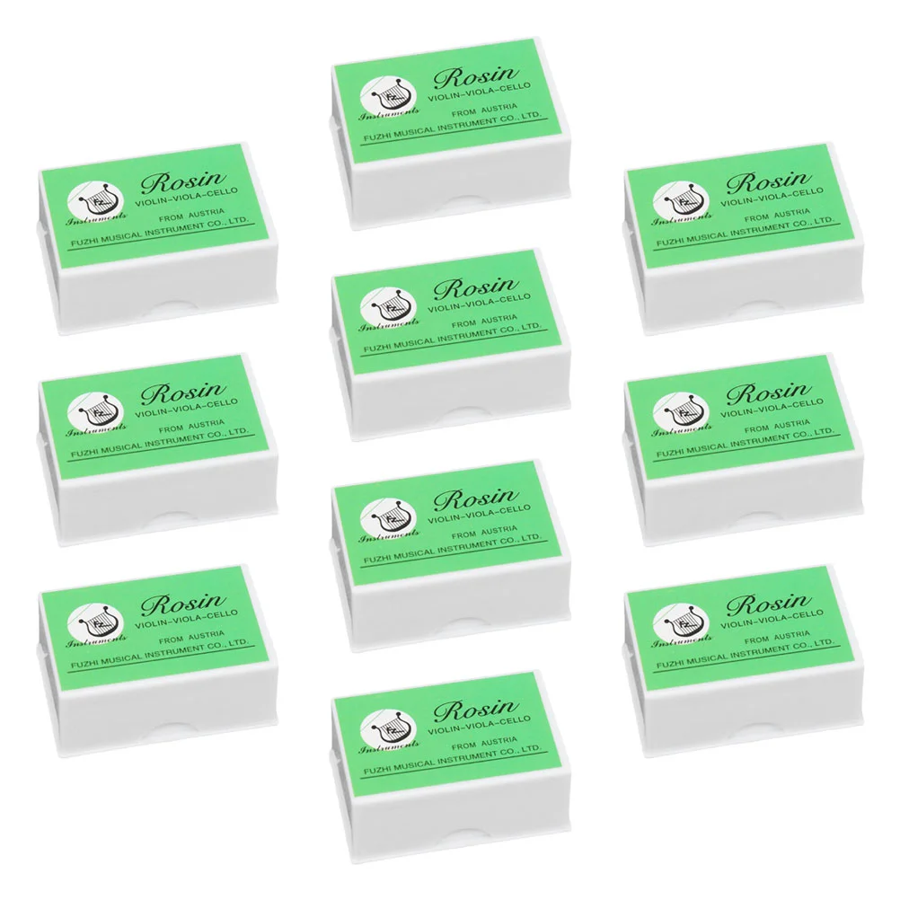 

10Pcs Natural Violin Rosin Orchestral Bow Rosin Viola String Rosin Musical Instrument Accessory Stringed Instrument Rosin