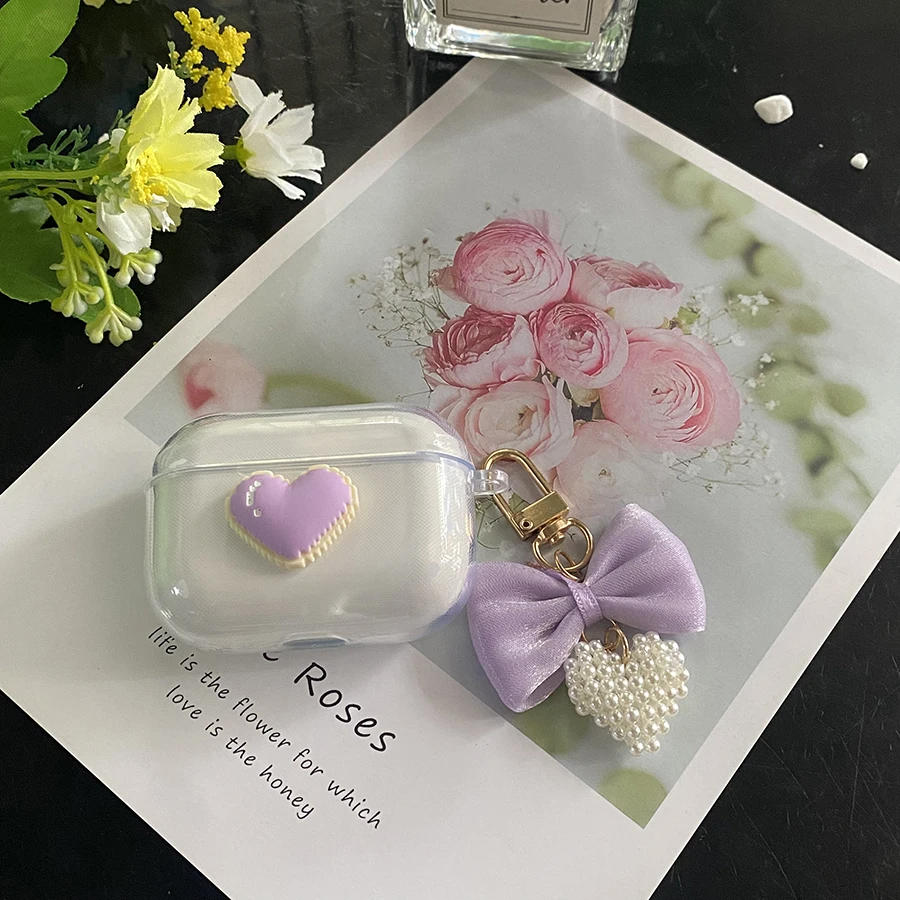 Прозрачный силиконовый чехол для наушников QCY T20 / T13