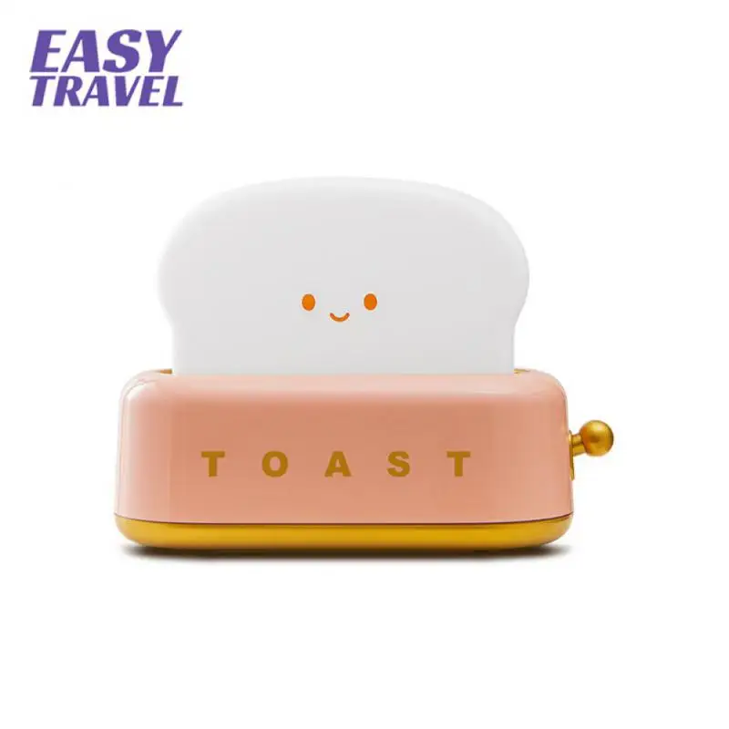 

Rechargeable Toaster Night Light Children Bedroom Sleeping Lamps Usb Charging Adjustable Switch Mood Light Home Accessories
