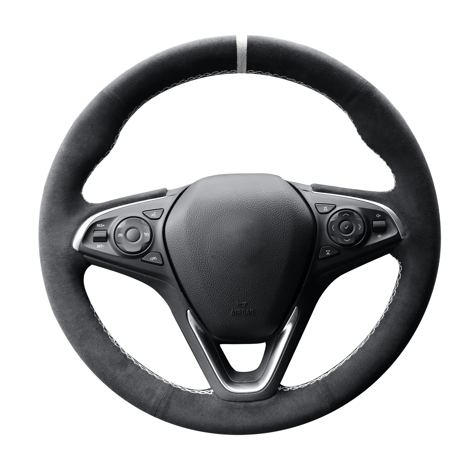 Чехол на руль Alfanxi рулевое колесо алькантары совместимое с Buick Envision Premium I II