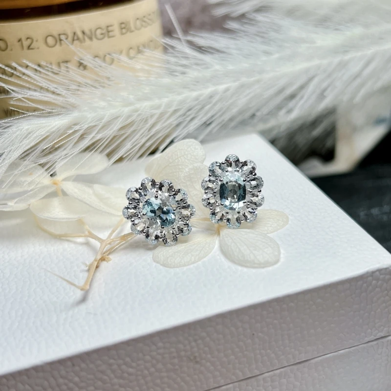 

Женские серьги из серебра 925 пробы, с подсолнухом