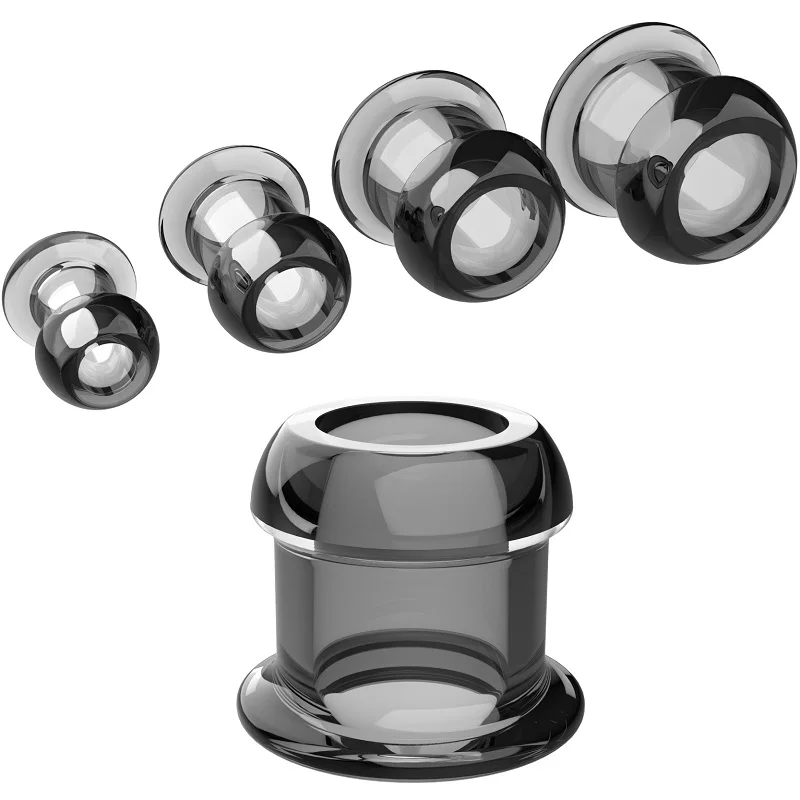 Полый расширитель анальные бусины анальная пробка с пробкой туннель прозрачная