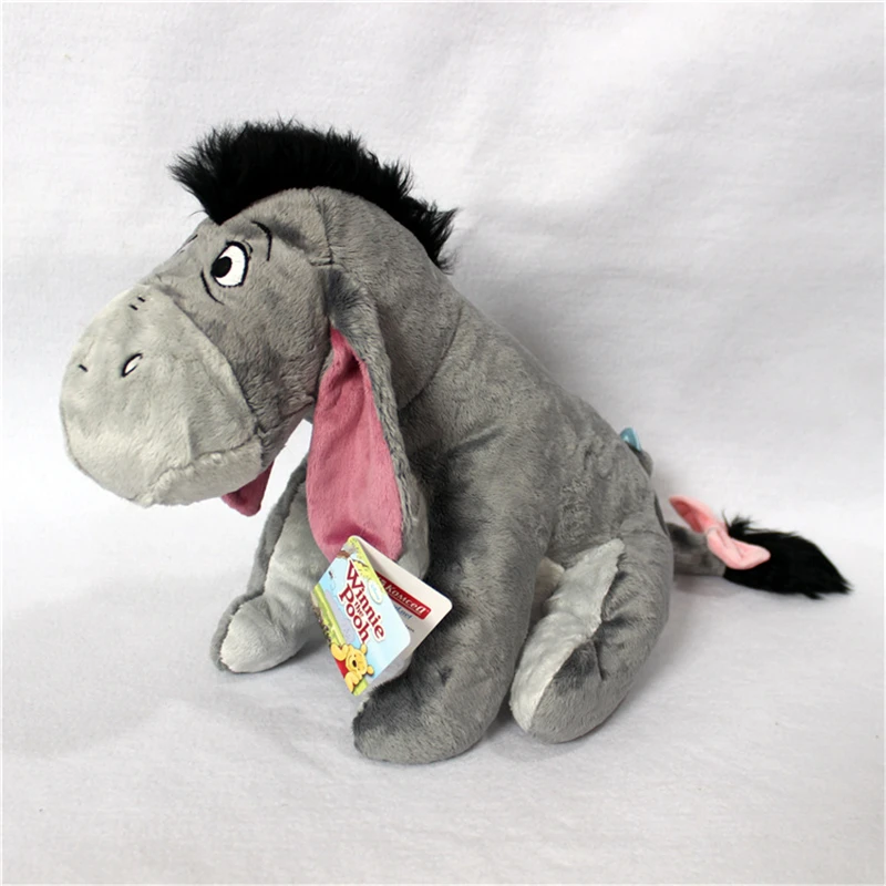 1 шт. 35 см оригинальная серая Набивная игрушка Eeyore в виде осла мягкая плюшевая