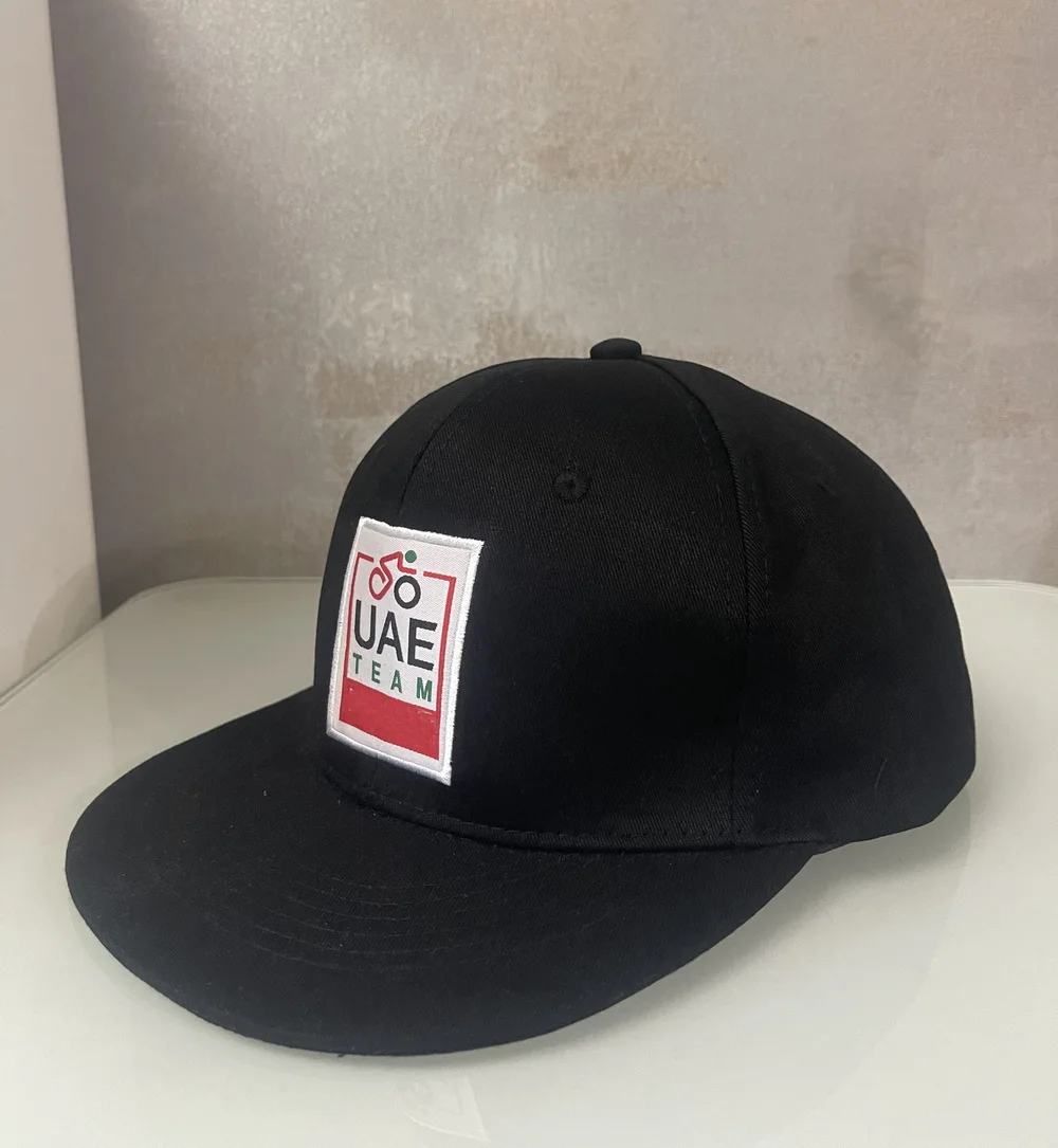 

100% хлопок, 2022, командные Подиумные кепки для велоспорта ОАЭ, бейсболка для улицы