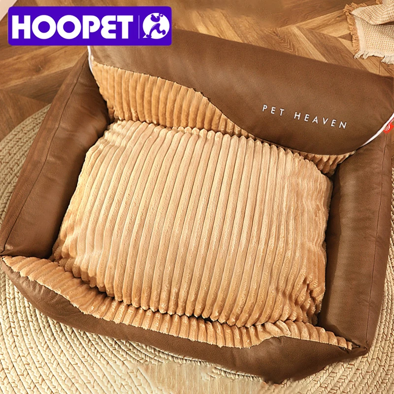 HOOPET Large Size Dog Bed Padded Cushion  Sleeping Beds and Houses for Cats Super Soft Durable Mattress Removable Pet Mat