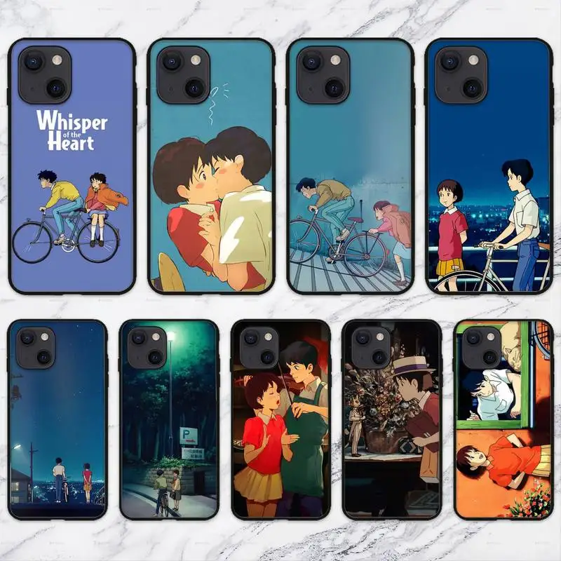 

Whisper of the heart Movie Phone Case For iPhone 11 12 Mini 13 14 Pro XS Max X 8 7 6s Plus 5 SE XR Shell