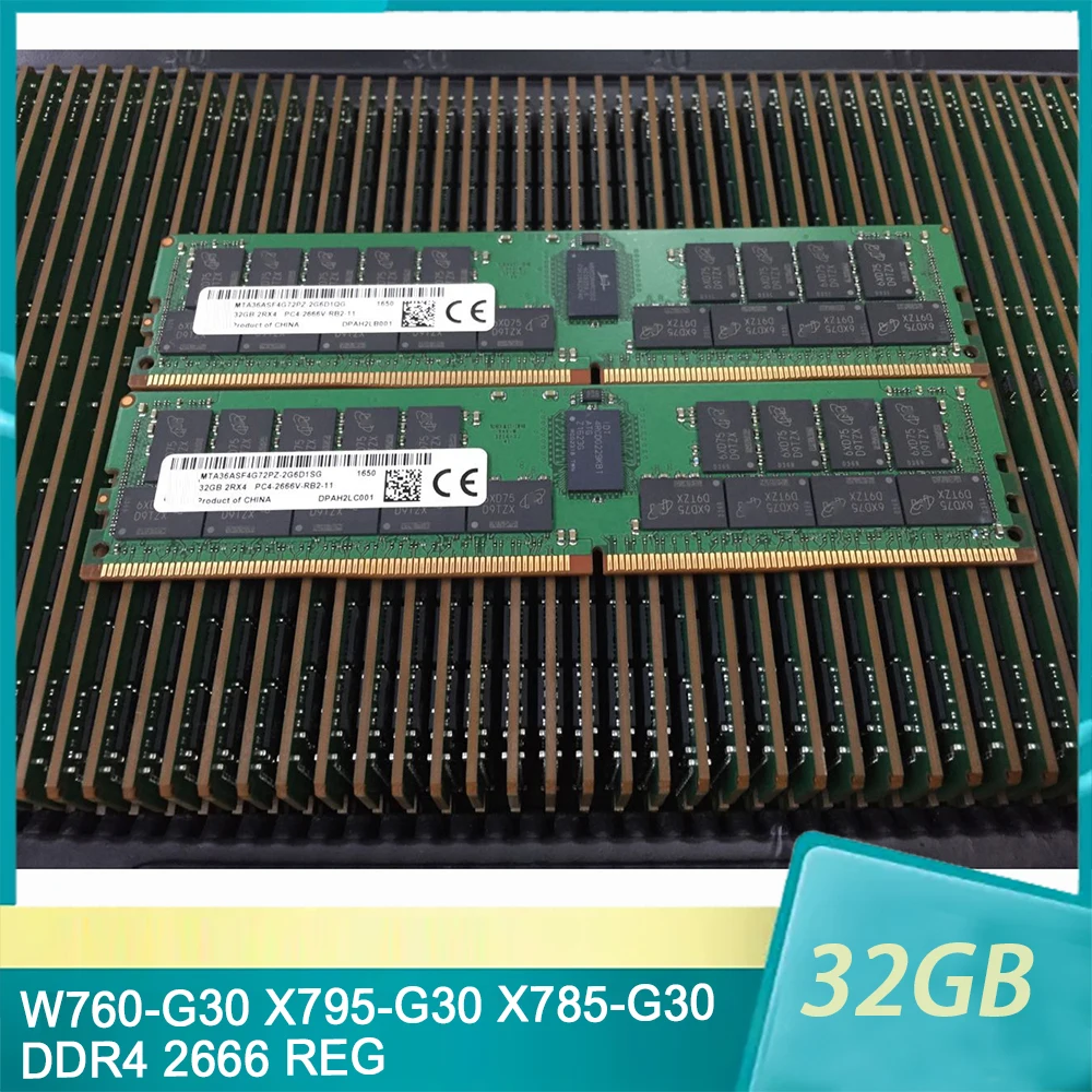 1 шт. W760-G30 X795-G30 X785-G30 для серверной памяти Sugon 32 ГБ DDR4 2666 REG RAM
