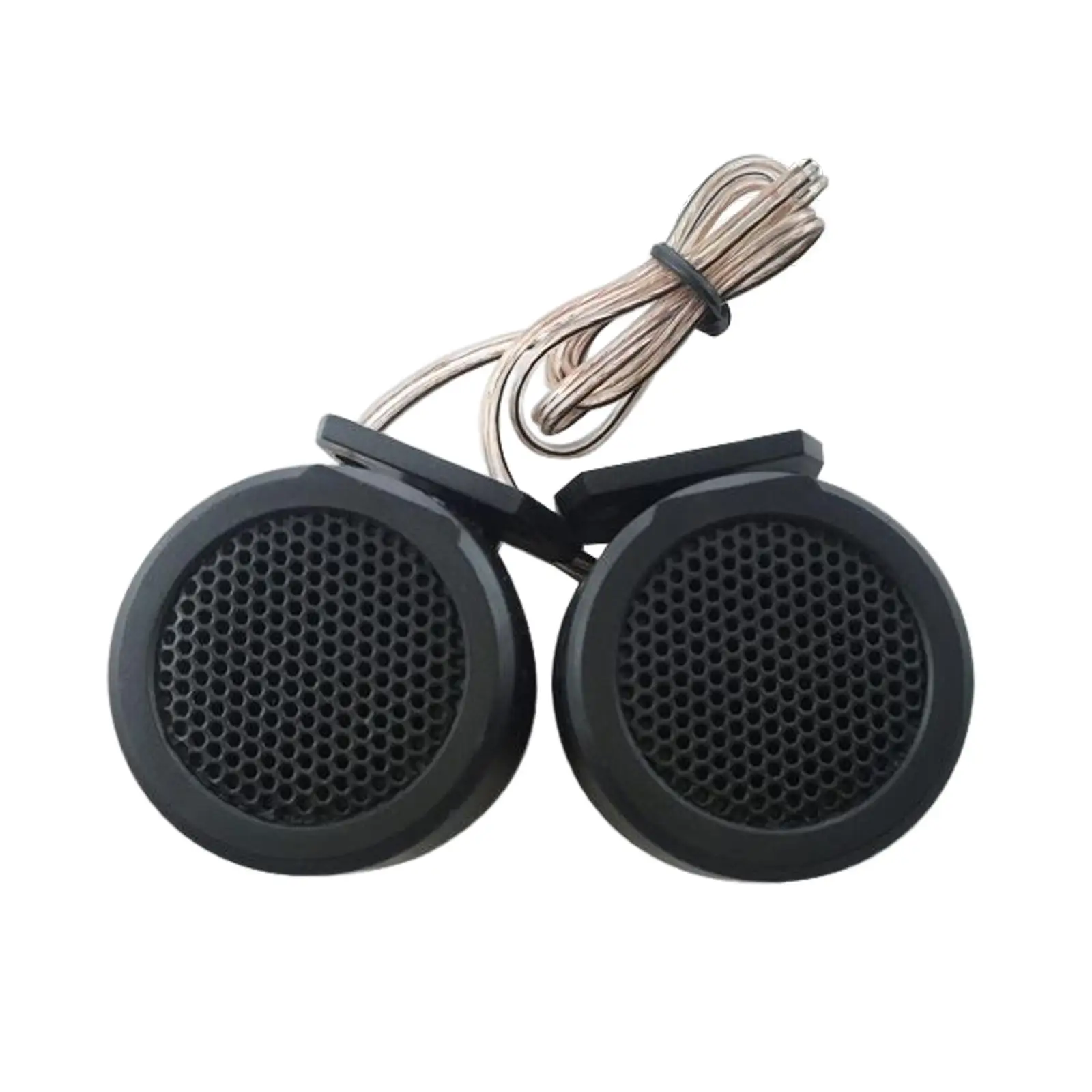 

2x Car Stereo Speaker Dome Tweeter Built in Crossover Loudspeaker