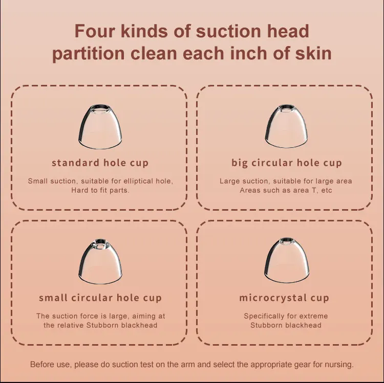 Electric Pore Cleaner Black Head Suction Extractor Tool Kit Acne Removal Blackhead Remover Vacuum |