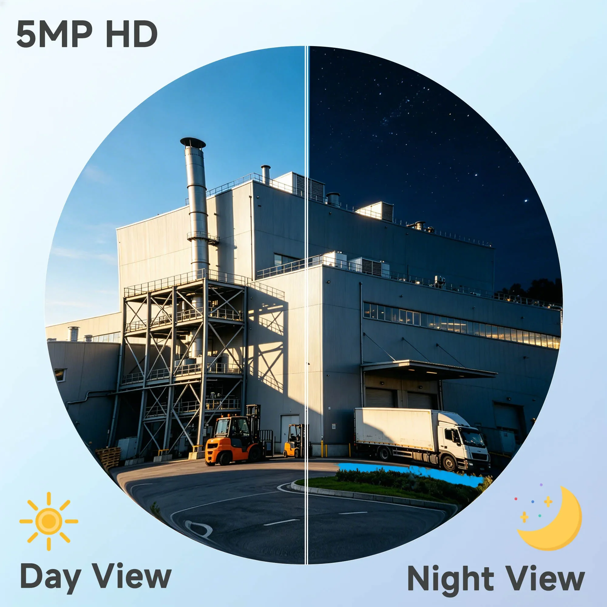 Фото Взрывозащищенная камера BFMore Fisheye 5 МП POE, из нержавеющей стали 304, совместимая с Hikvision, широкоугольная 1.8 мм №5