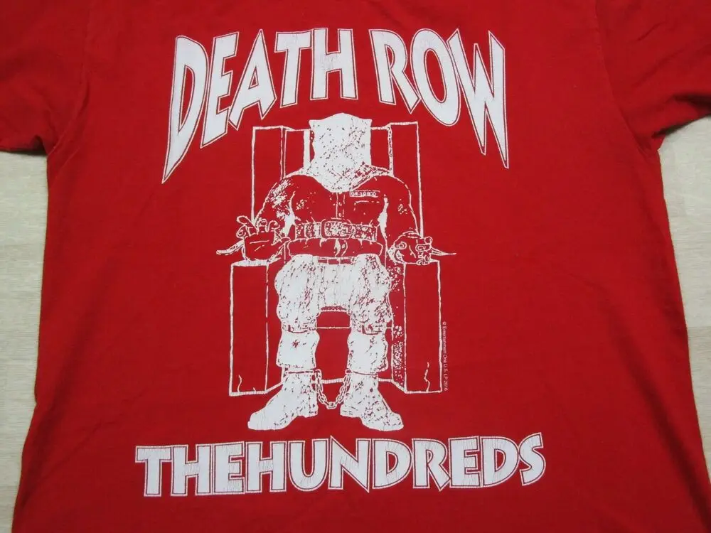 Футболка Death Row Records (большой размер) красная (The Hundreds Brand) рэп Тупак 2016 г.
