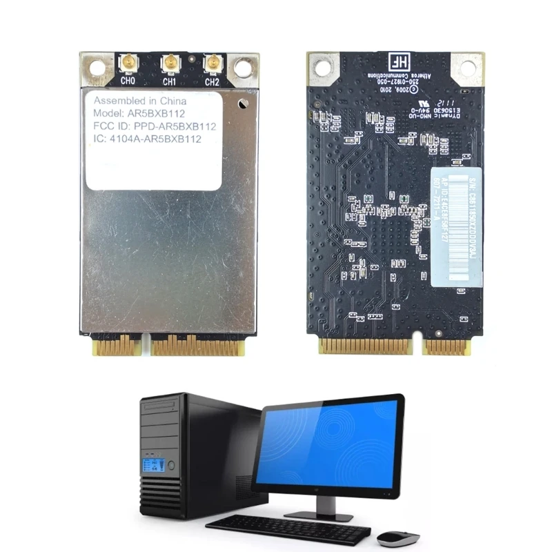AR5BXB112 AR9380 двухдиапазонный 450 Мбит/с мини PCI-E Беспроводная Wi-Fi карта для A1311 A1312 2009 2010