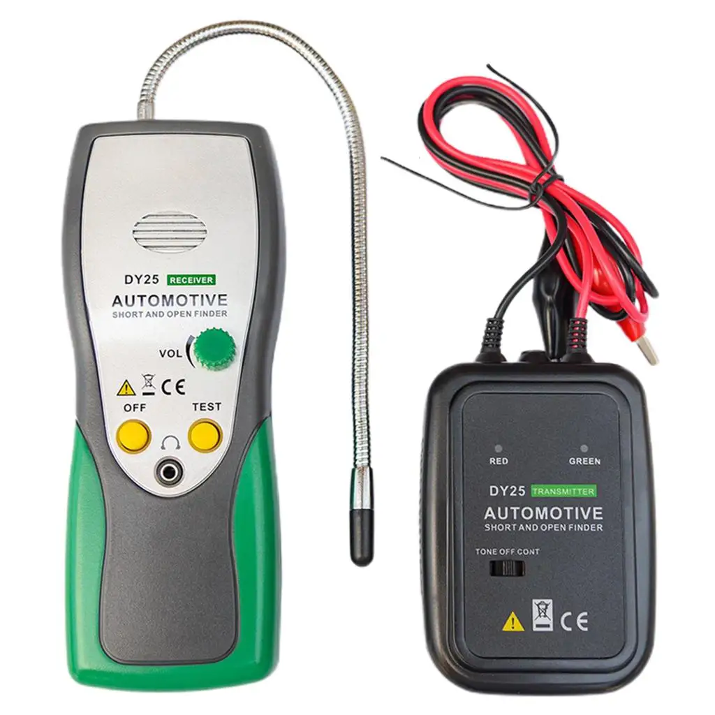 

Car Short Circuit Finder Detector Universal Open Wire Tracer Checker Diagnostic Repair Tool LED Receiver Adjustable Sensitivity