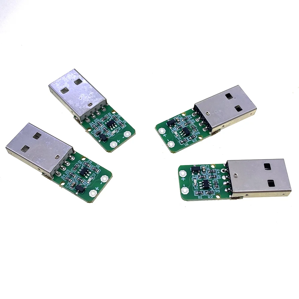 Фото 1 шт. QC до 5 В, 9 В, 12 В, 20 В, модуль питания USB 2,0 QC2.0/3.0, триггерная плата, индукционный кабель, штекерный разъем с корпусом №4