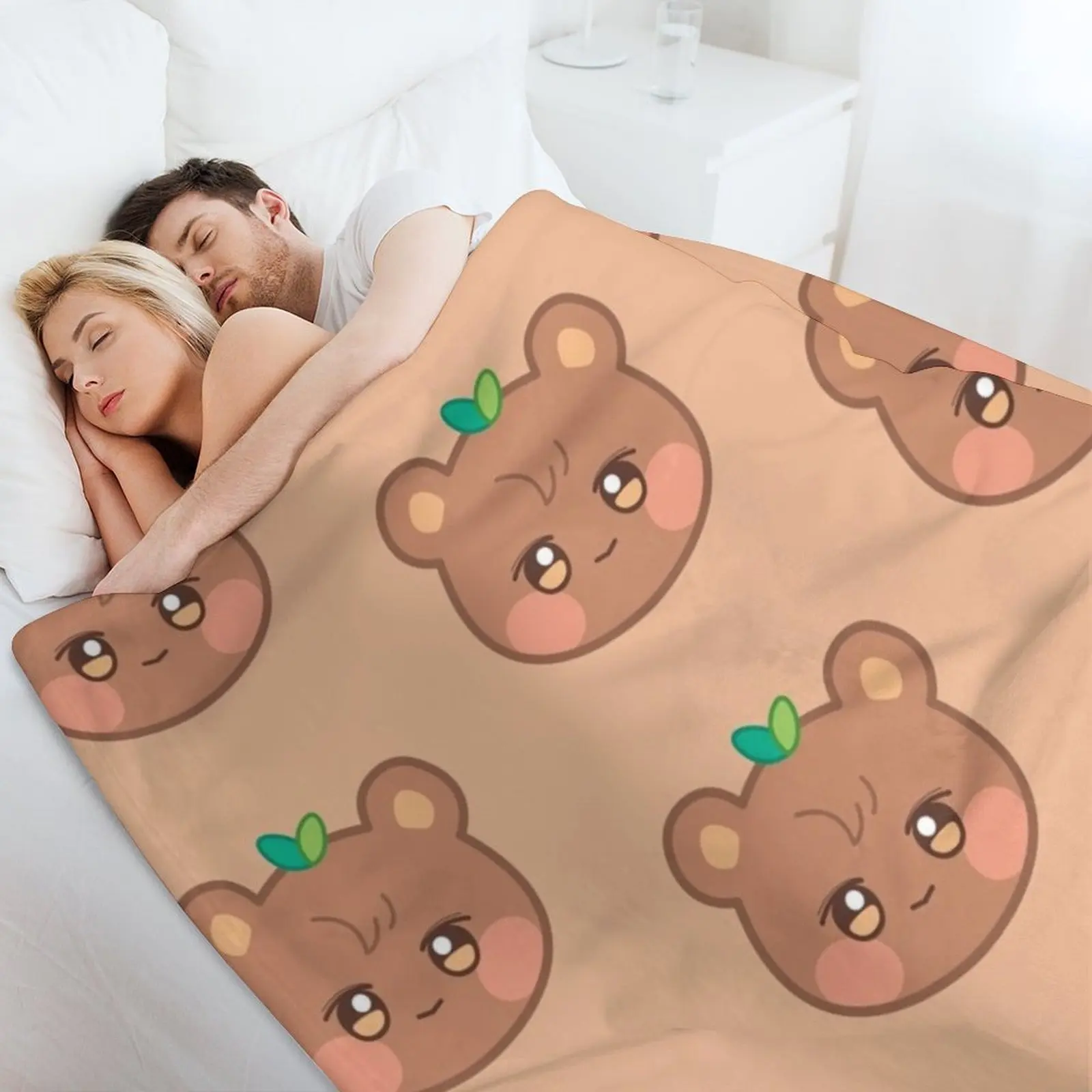 Одеяло Ateez jongho aniteez jjongbear для малышей диваны теплые декоративные одеяла кроватей