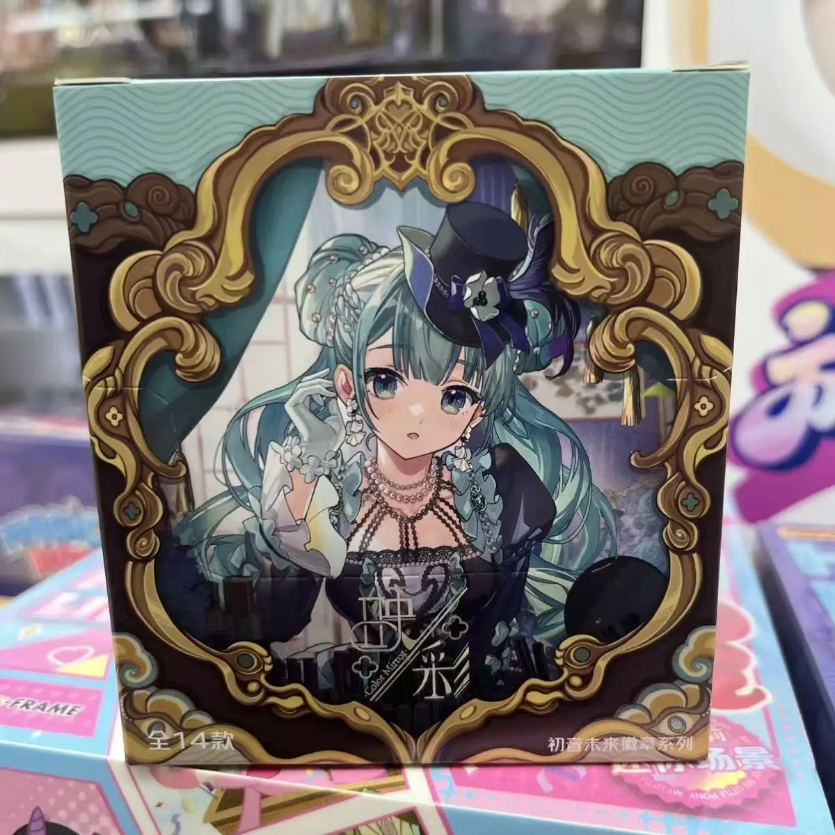 Фото KAYOU Hatsune Miku Tin Коллекционный значок Future Color IP Совместный бренд MIKU/KAITO LUKA RIN Полный персонаж Аниме Металлическая медаль №4