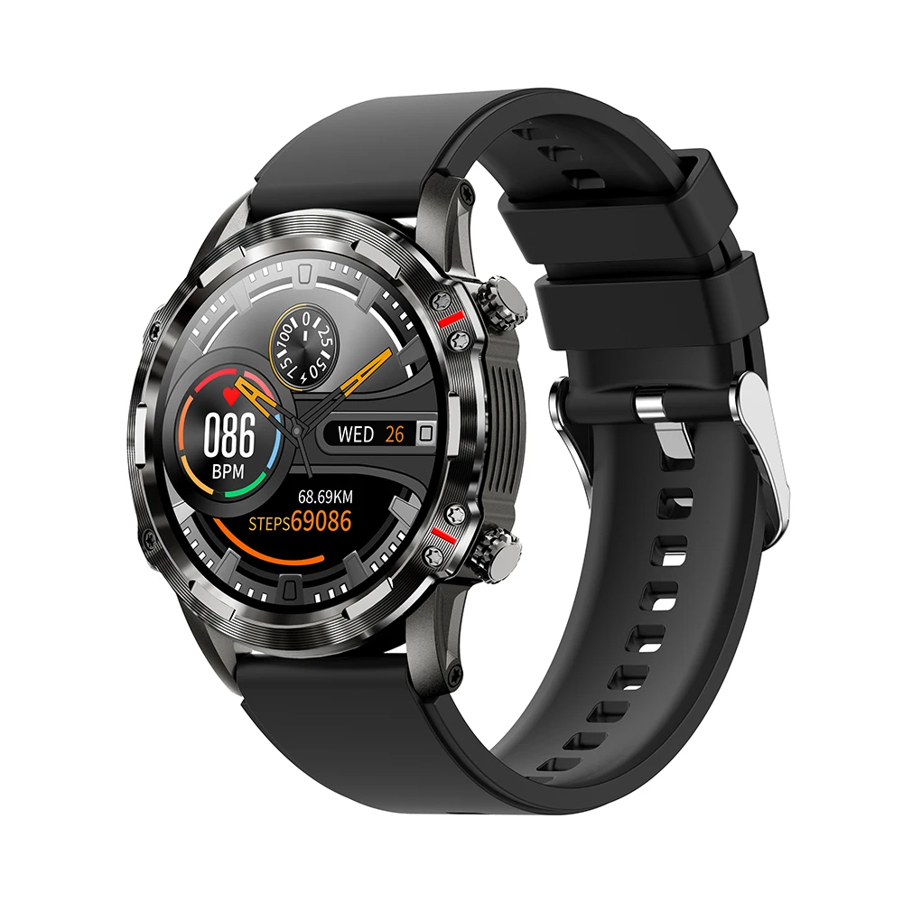 

2022 New Sports Smart Watch Bluetooth Call Heart Rate Blood Pressure Monitoring IP67 Waterproof 1.32 Inch 360*360 Screen